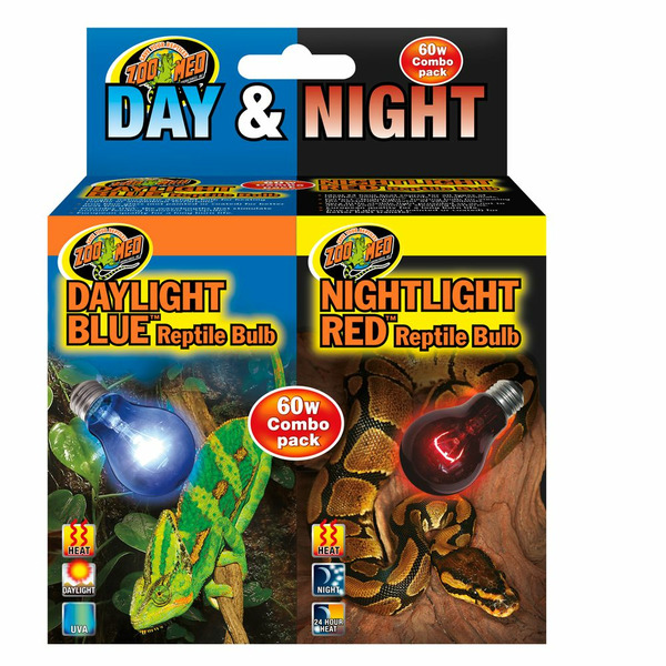 Zoo Med Day & Night Reptile Bulb Combo Pack