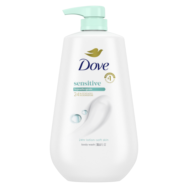 Dove Body Wash With Pump Sensitive Skin 30.6 fl oz