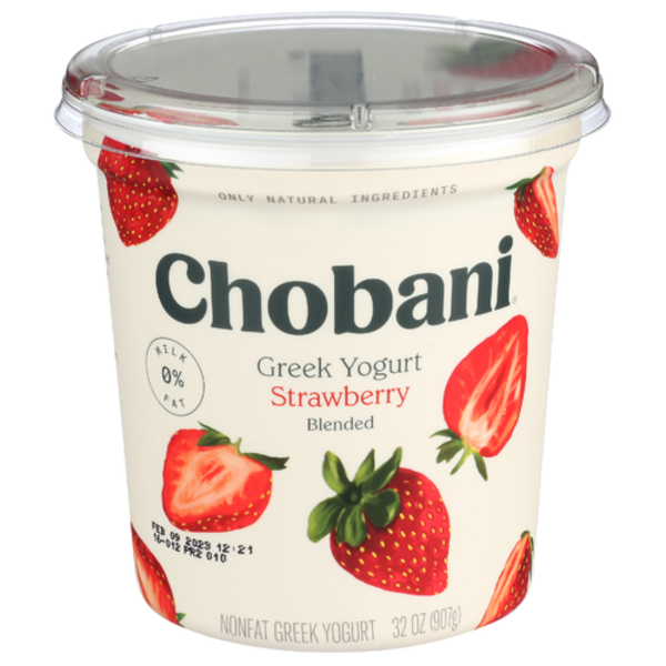 Chobani No Fat Strawberry Greek Yogurt