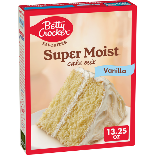 Betty Crocker Favorites Super Moist Vanilla Cake Mix Same