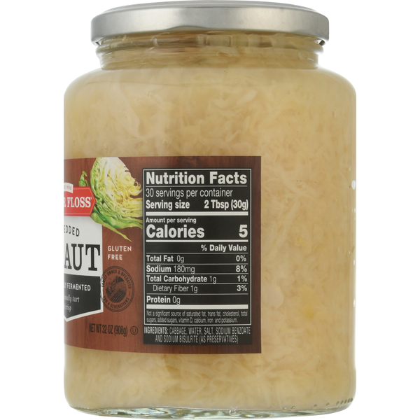 Silver Floss Kraut, Shredded
