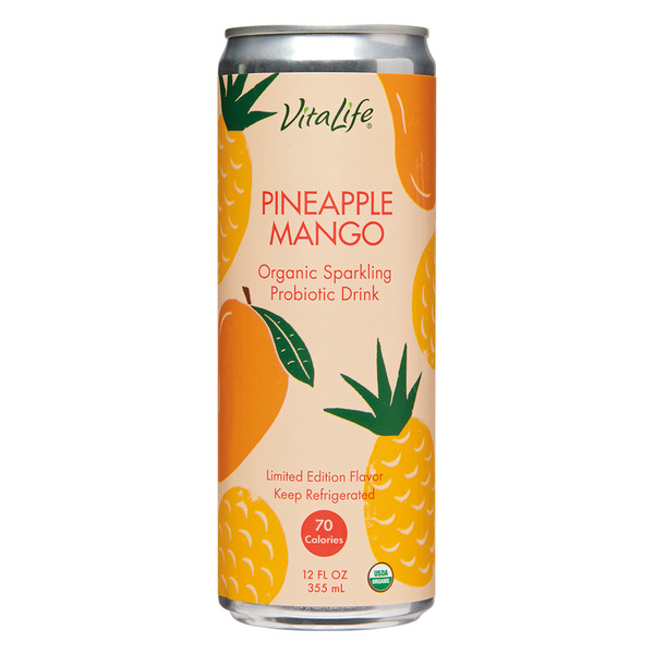ALDI VitaLife Pineapple & Mango Probiotic Spritzer SameDay Delivery or