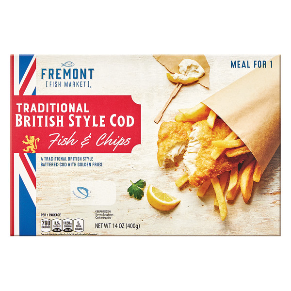 ALDI Fremont Fish Market Breaded Cod Fillet & Chips SameDay Delivery
