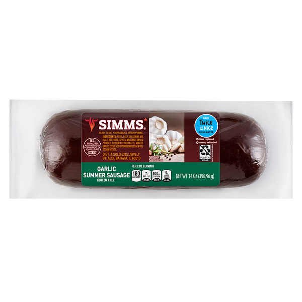 Simms Garlic Summer Sausage