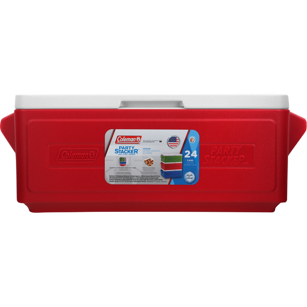 テント/タープ Coleman - Coleman partystacker Coleman Cooler, Party Stacker, Red, 24 Cans Same-Day