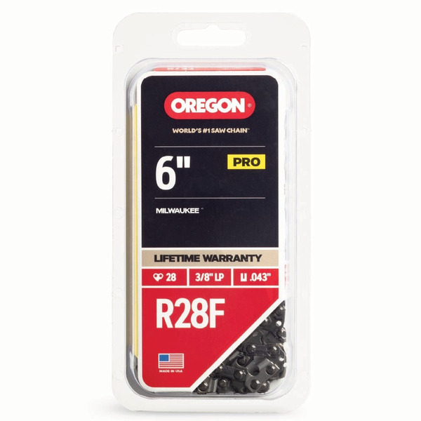 Oregon 28 Link Replacement Chainsaw Chain For 6-in , 0.043-in Gauge , 3/8-in Mini Pixel Pitch