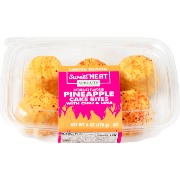 Sprouts Pineapple With Chili & Lime Sweet Heat Cake Bites 6 Pack