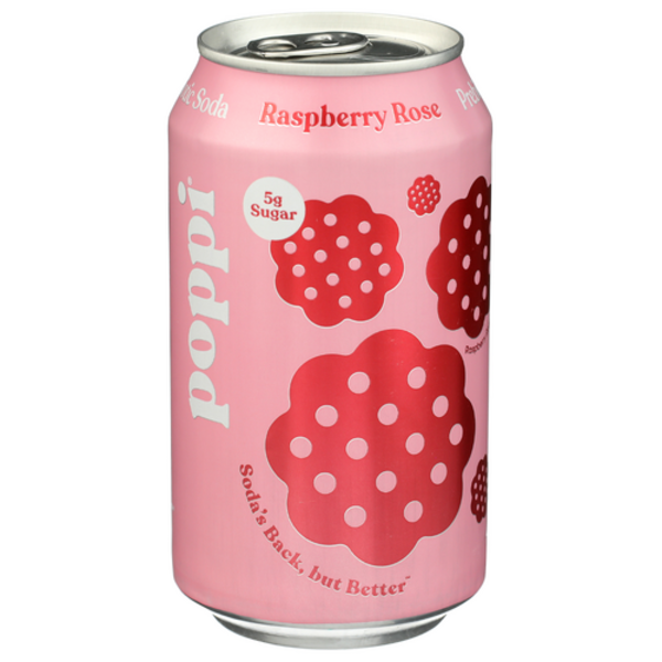 Sprouts Farmers Market Poppi Raspberry Rose Prebiotic Soda Same-Day ...