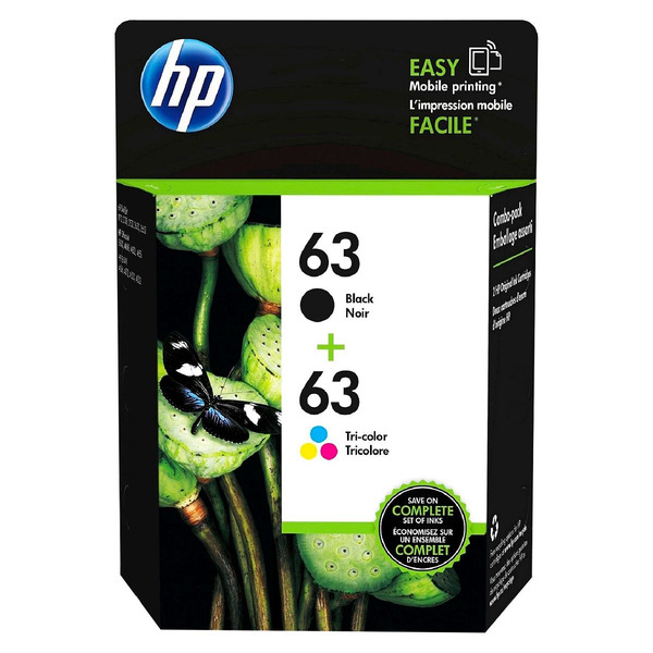 Target HP 63 Original Ink Cartridges 2 Pack Black/Tri Color (L0 R46 An ...