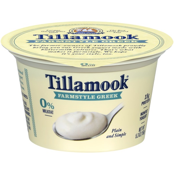 Tillamook Plain Greek Yogurt Nutrition at Roy Durand blog