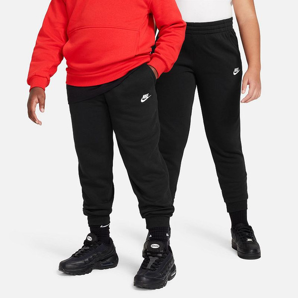 Nike Sportswear Youth Club Fleece Joggers - Black & White