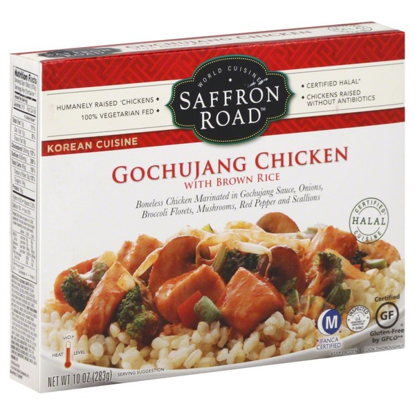 Saffron Road Gluten Free, Certified Halal, Gochujang Chicken, with