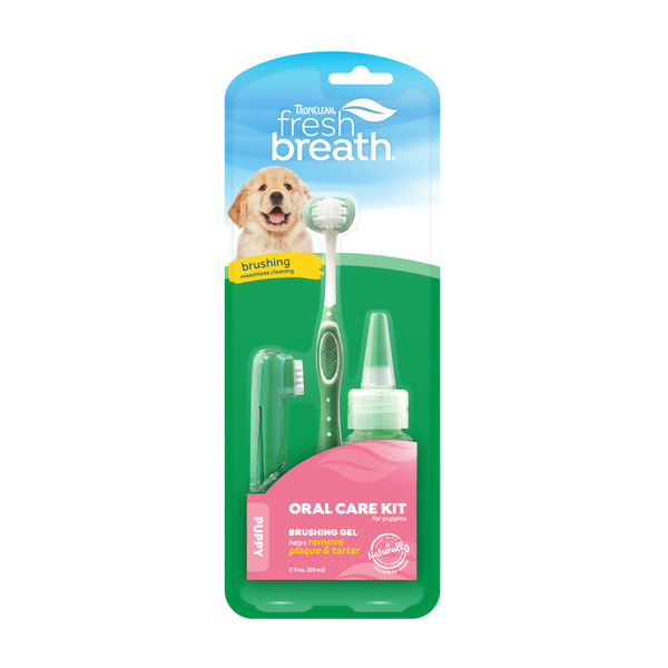 Tropi Clean Fresh Breath Oral Care Kit for Puppies
