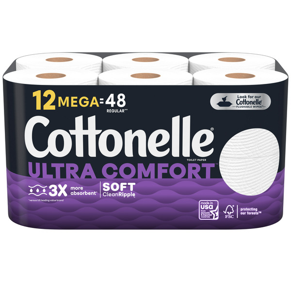 Safeway Cottonelle Ultra Comfort Toilet Paper, Strong Toilet Tissue