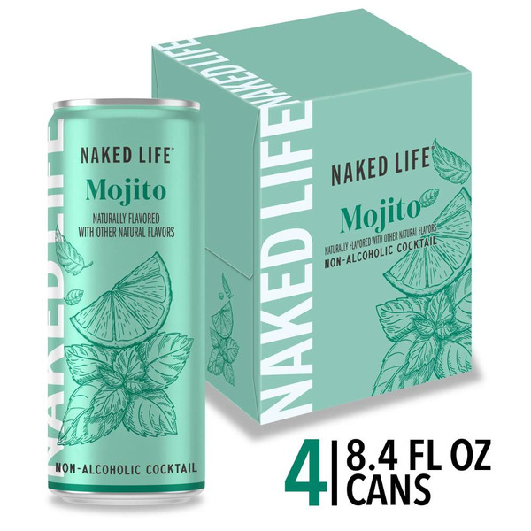 Naked Life Mojito Mojito Non-Alcoholic Cocktail 4 Pack Same-Day