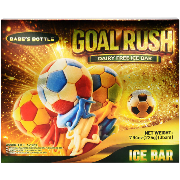 Babe's Bottle Goal Rush Assorted Dairy Free Ice Bars