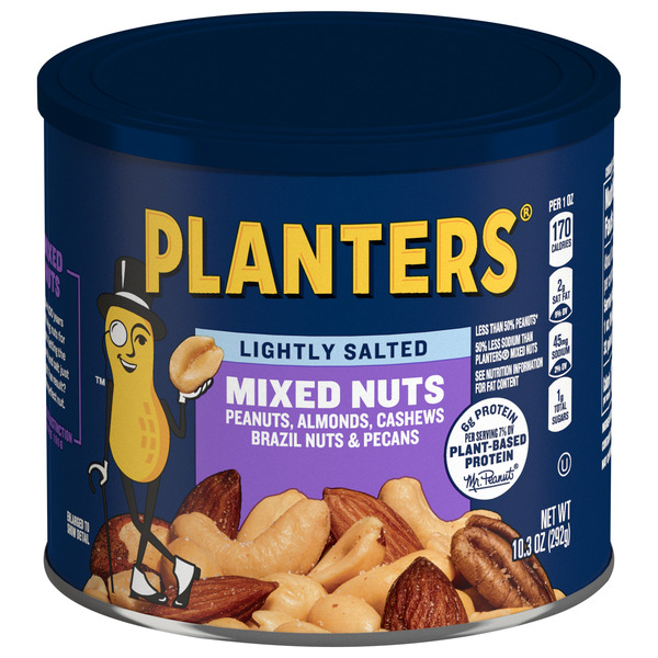 Planters Lightly Salted Mixed Nuts, 10.3 OZ
