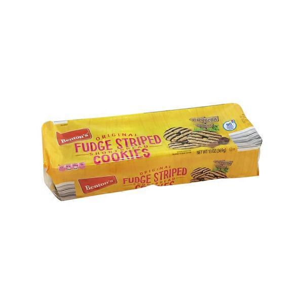 Benton's Fudge Stripe Shortbread Cookies (13 oz) from ALDI Instacart