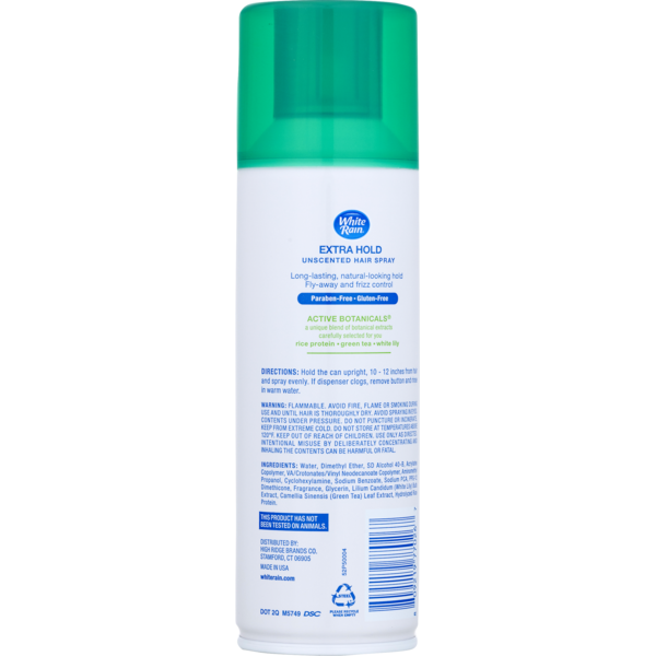 White Rain Extra Hold Hair Spray Unscented 7 Oz Instacart