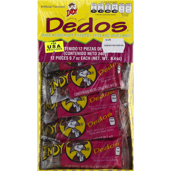 Indy Candy, Spicy and Sour, Dedos