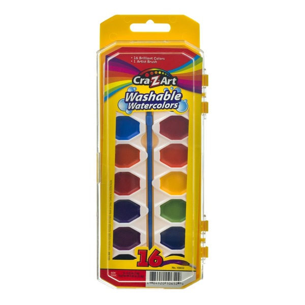 CraZArt Watercolors Washable 16 CT (0.05 oz) Instacart