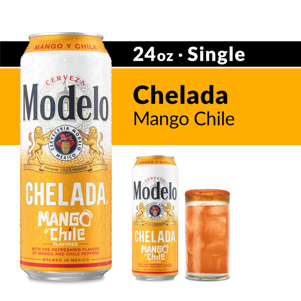Modelo Chelada Mango y Chile Mexican Import Flavored Beer Can Same