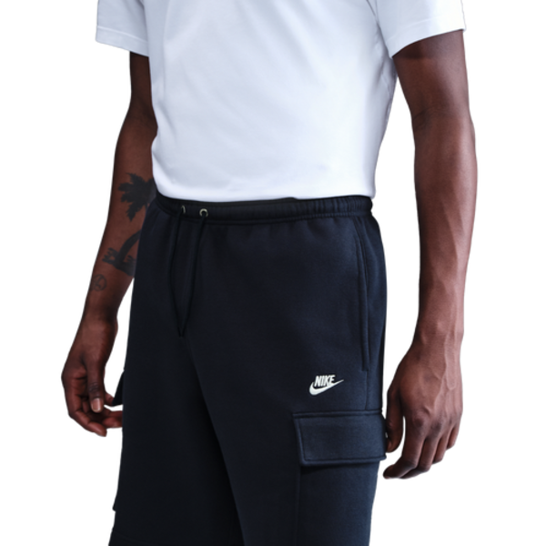 Nike Men's Club Fleece Cargo Shorts, M - Obsidian