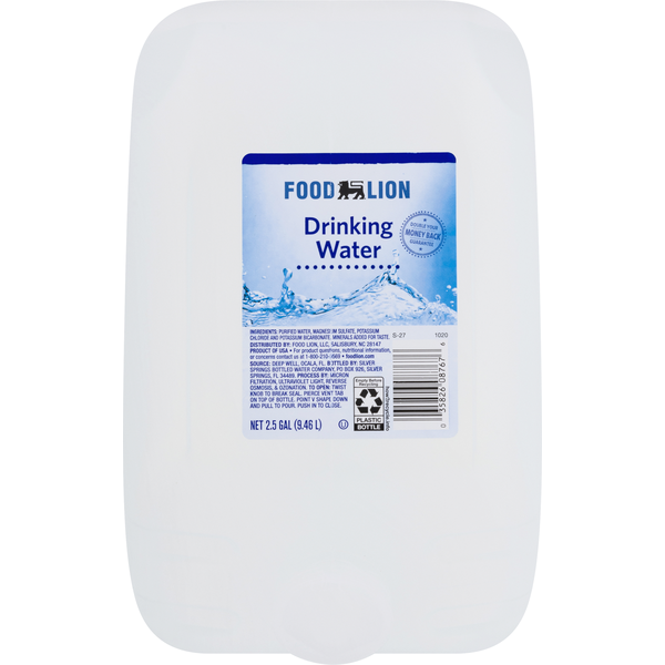 Food Lion Drinking Water (2.5 gal) Instacart
