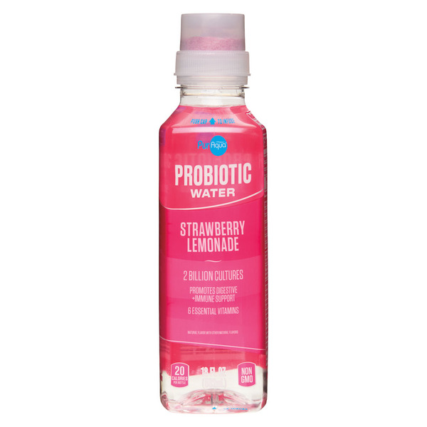 PurAqua Strawberry Lemonade Probiotic Water