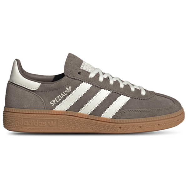 adidas Kids' Grade School Handball Spezial Shoes, Size 4, Medium Width - Earth Strata/Off White/Gum