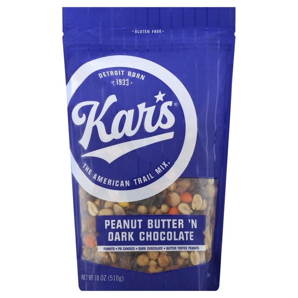 Kars Trail Mix, Peanut Butter 'n Dark Chocolate, Gluten Free (18 oz
