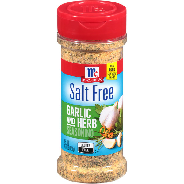 Mccormick Salt Free Garlic And Herb Seasoning