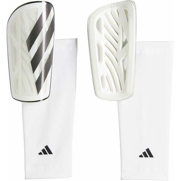 adidas Tiro League Shin Guard, Medium - White & Black