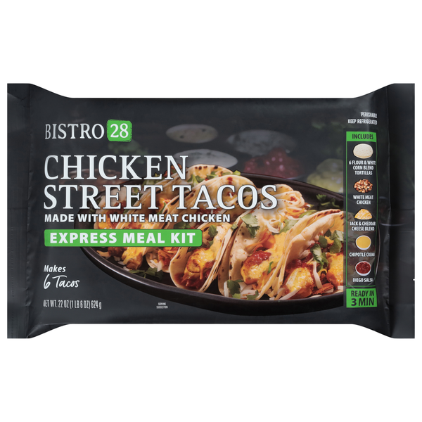 Bistro 28 Chicken Street Tacos Express Meal Kit