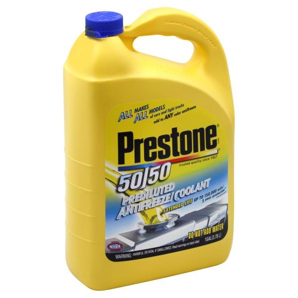 Prestone Antifreeze And Coolant: 50/50 Ready To Use 50 50 Af2100