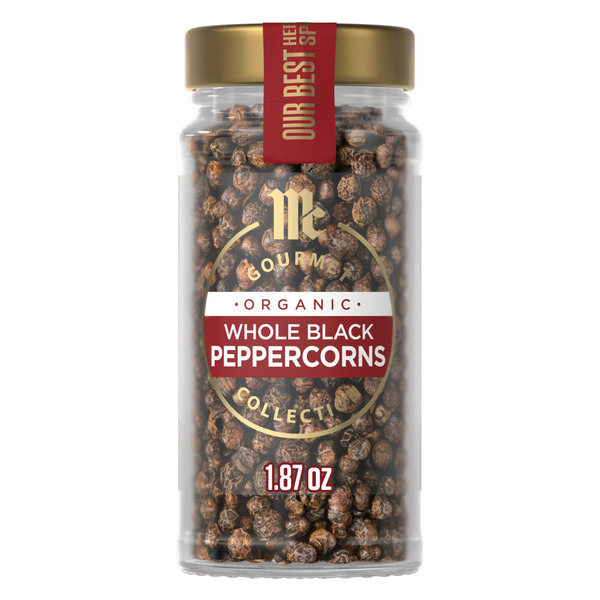 McCormick Gourmet™ Organic Whole Black Peppercorns