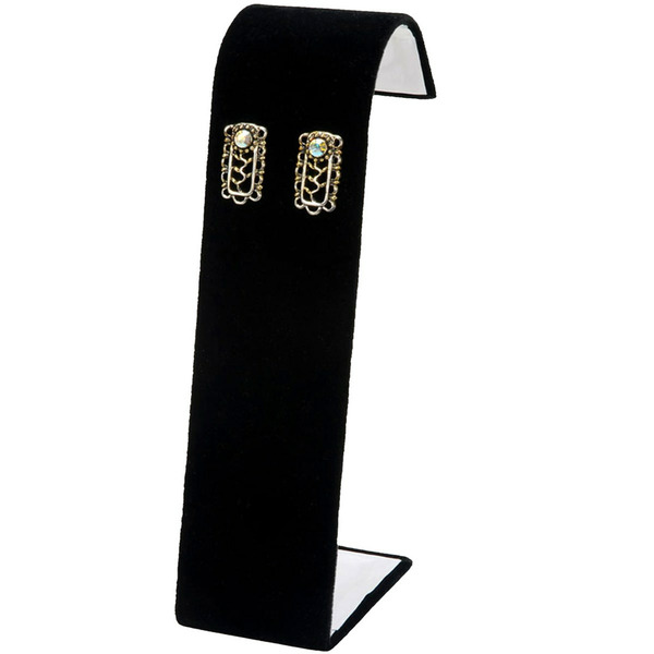 Darice Black Velvet Earring Display