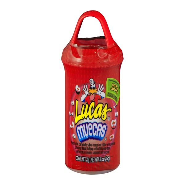 Lucas Muecas Lollipop with Chili Powder Cherry (0.88 oz) Instacart