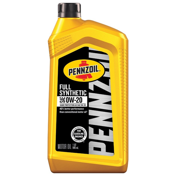 Pennzoil Motor Oil, Full Synthetic, SAE 0W-20 Same-Day Delivery