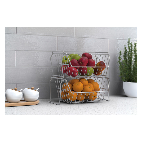ALDI Huntington Home Stackable Silver SameDay Delivery or Pickup