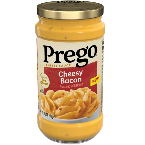 Prego Cheesy Bacon Cheddar Cheese Sauce