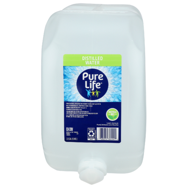 Pure Life Water Distilled Water - 2.5 Gallons