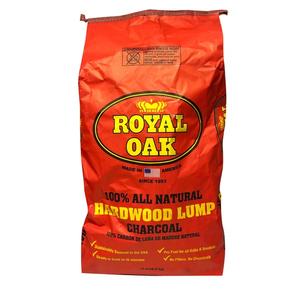 Royal Oak 100% Natural Hardwood Lump Charcoal Same-Day Delivery or