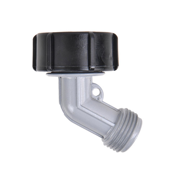 ACE Zinc Plated Gooseneck Hose Adapter
