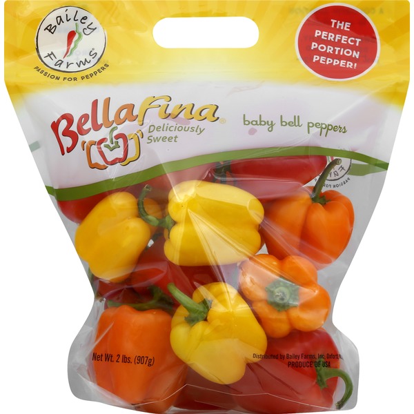 Bailey Farms Bell Peppers, Baby (2 lb bag) Instacart