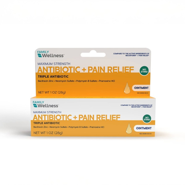Family Wellness Maximum Strength Triple Antibiotic + Pain Relief