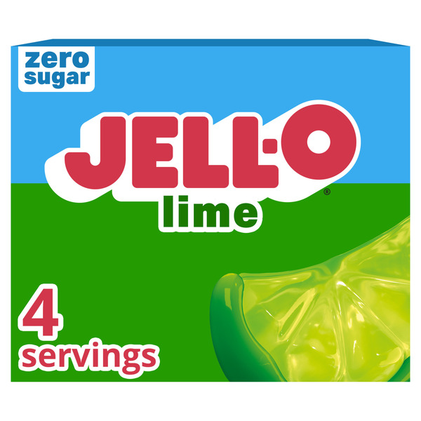 Jell-O Zero Sugar Lime Flavor Gelatin Same-Day Delivery | Rouses