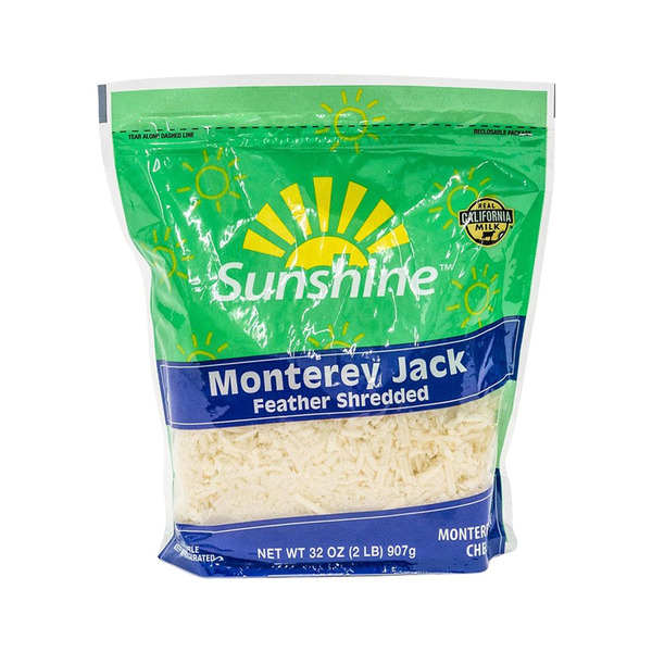 Sunshine Monterey Jack Feather Shredded Cheese