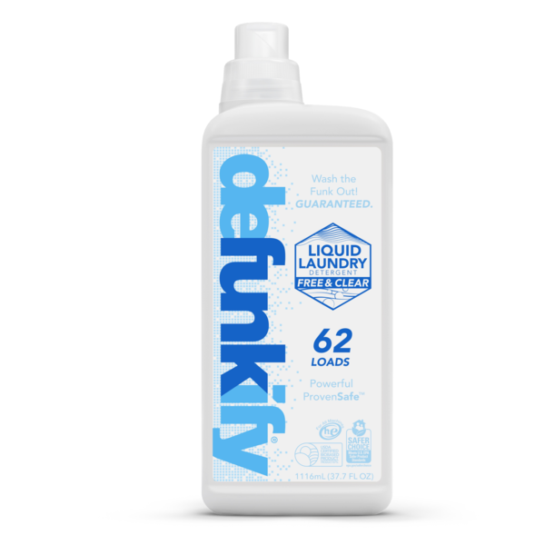 Defunkify Liquid Laundry Detergent, Free & Clear. Same-Day