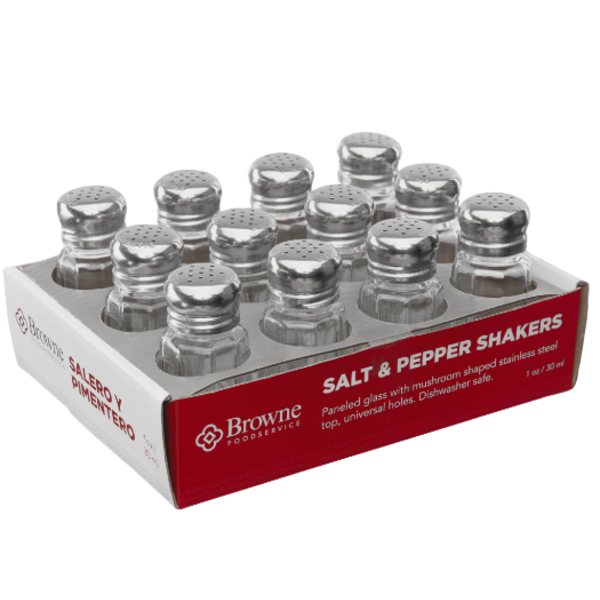 Mini Salt & Pepper Shaker - .5oz/12pk